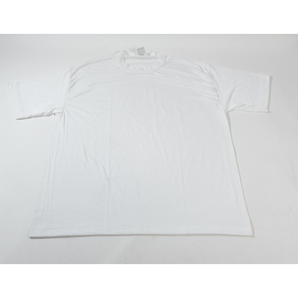 CoolMax T-Shirt Mens XL White Vintage Y2K Short Sleeve Crew Neck Performance Tee